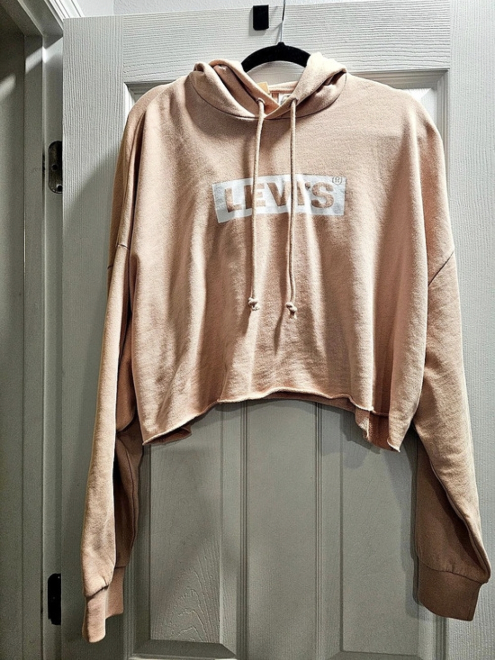 Levi's Cropped HoodieSize Large Like New